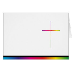 Regenbogen fein minimal Gedenkanzeige 