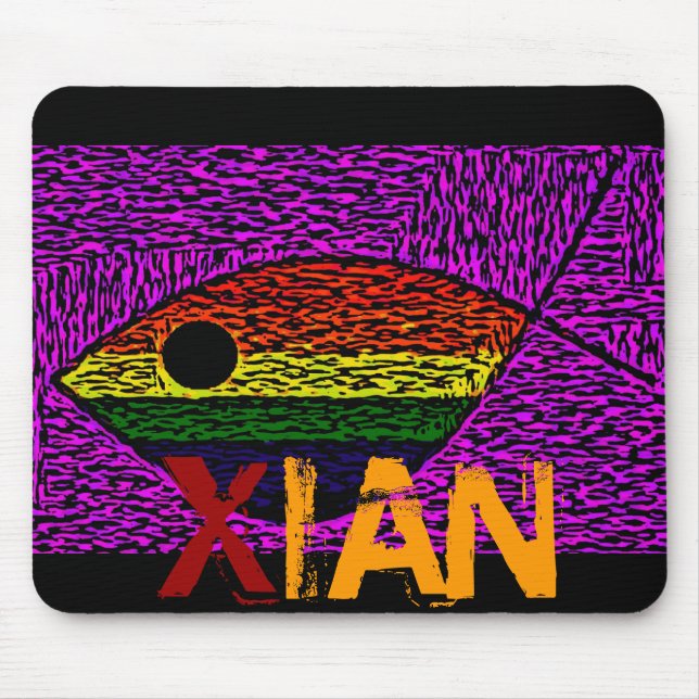 Regenbogen-Fische Mousepad (Vorne)