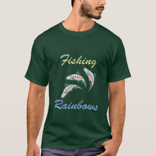 Regenbogen Fischen Regenbogenforelle T-Shirt