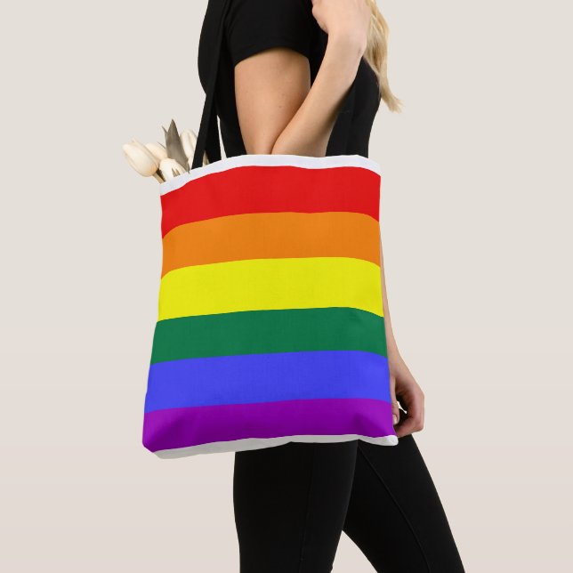 Regenbogen Flagge (Von Nahem)