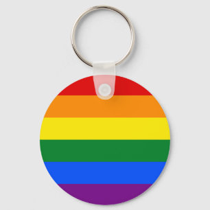 Regenbogen-Flagge Schlüsselanhänger