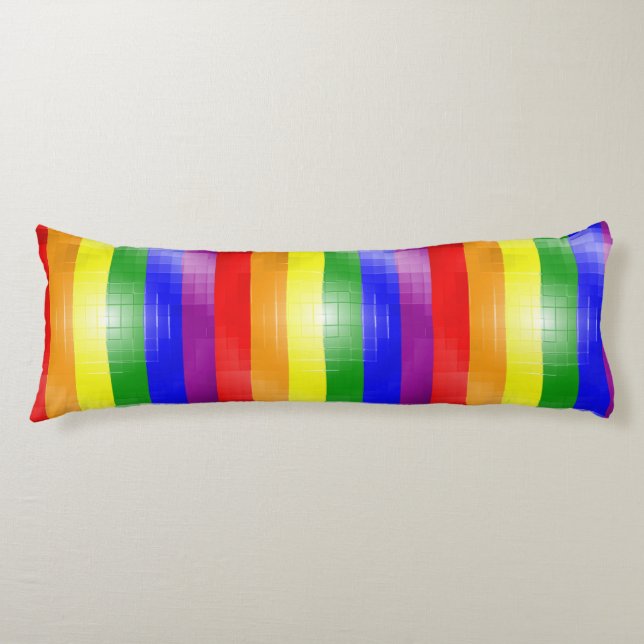 Regenbogen-Flagge Seitenschläferkissen (Vorderseite)