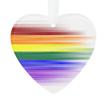 Regenbogen-Flaggen-Acryl-Verzierung