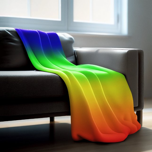 Regenbogen Fleecedecke (Von Creator hochgeladen)