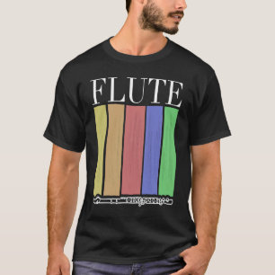 REGENBOGEN FLÖTE MUSIKINSTRUMENT Color Beat Musici T-Shirt
