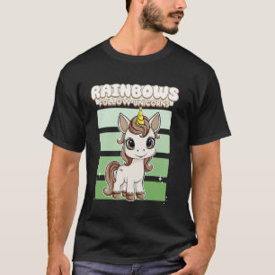 Regenbögen folgen Einhörnern Einhorn T-Shirt