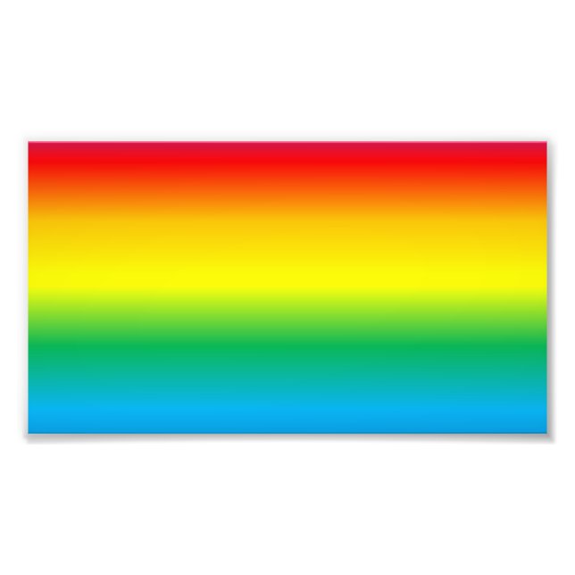 Regenbogen Fotodruck (Vorne)
