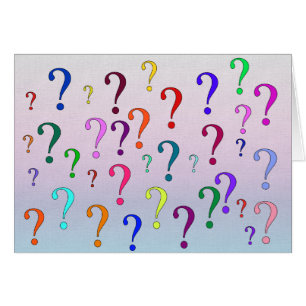 Regenbogen-Fragezeichen