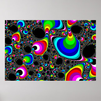Regenbogen - Fraktal Poster