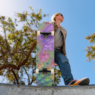 Regenbogen-Fraktal Skateboard