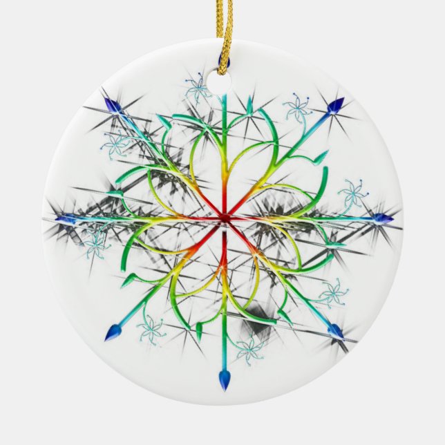 Regenbogen Frost 2 Ornament (Vorne)