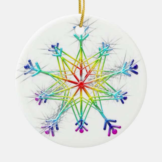 Regenbogen Frost 3 Ornament (Vorne)