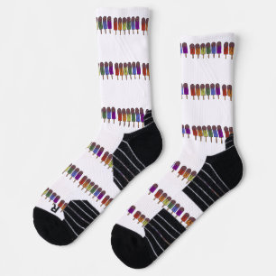 Regenbogen-Frozen-Pop-Parade Socken