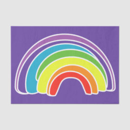 Regenbogen für Decoupage auf Seidenpapier