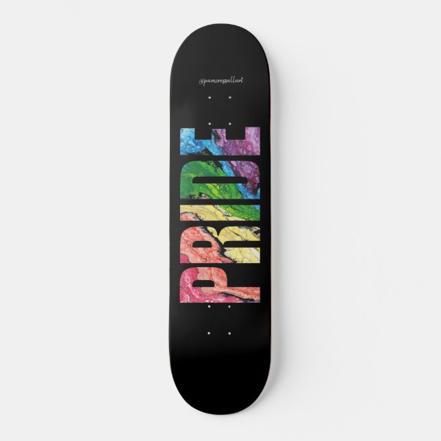 "Regenbogen-" Gay Prideskateboard-Plattform Skateboard (Vorderseite)