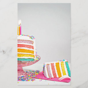 Regenbogen-Geburtstagskuchen