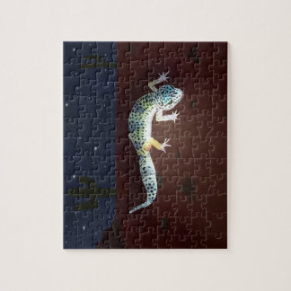 Regenbogen-Gecko Puzzle