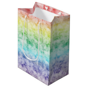 Regenbogen-Gefärbte Krawatte   Mittlere Geschenktüte