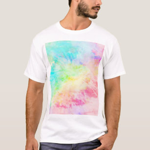 Regenbogen-Gefärbte Krawatte T-Shirt
