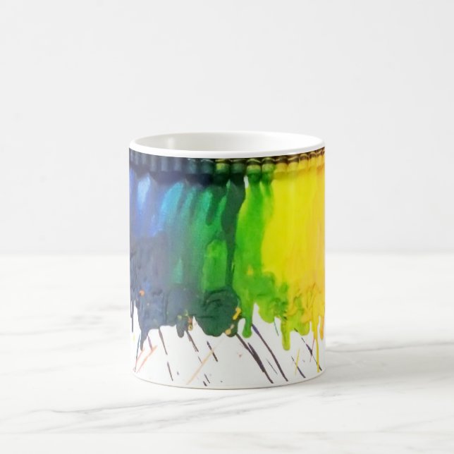 Regenbogen geschmolzene tasse (Mittel)