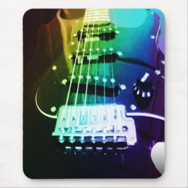 Regenbogen-Gitarre Mousepad