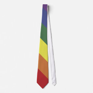 Regenbogen-Gleichheits-Stolz-Farbe Stripes Krawatte
