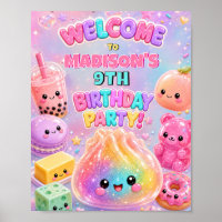 Regenbogen Glitter Dumpling Squishies Geburtstagsf