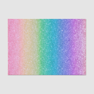 Regenbogen Glitter Funkeln Hübsche Geburtstagsfeie Seidenpapier
