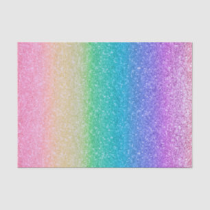 Regenbogen-Glitzer-Schein-hübsches Seidenpapier