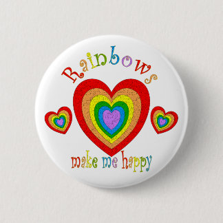 Regenbogen-Glück Button