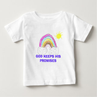 Regenbogen, GOTT BEHÄLT SEINE VERSPRECHEN Baby T-shirt