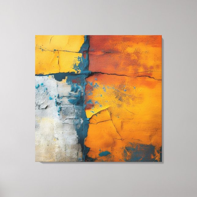 Regenbogen-Granit-Leinwandkunst Leinwanddruck (Vorderseite)