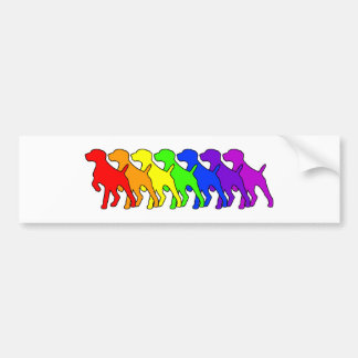 Regenbogen GSP Autoaufkleber