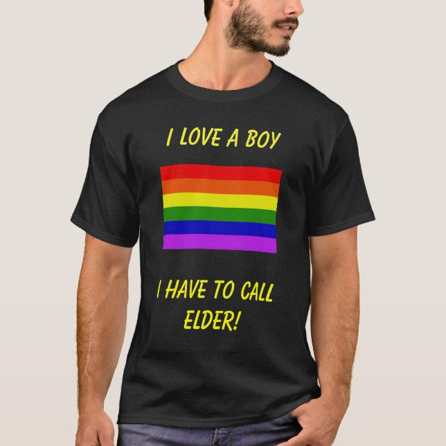 Regenbogen, gut gefüllte Tempelkleider schalten T-Shirt (Vorderseite)