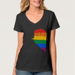 REGENBOGEN-HALBES HERZ VERLASSEN - .PNG T-Shirt