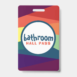 Regenbogen-Hall-Pässe für Lehrer Ausweis