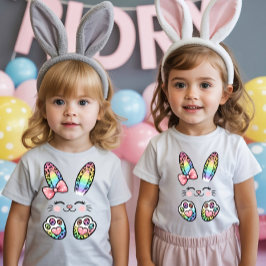 Regenbogen-Häschen T-Shirt