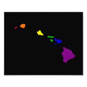 Regenbogen Hawaii Fotodruck
