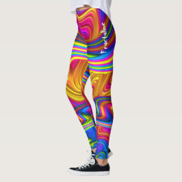 Regenbogen hell leggings