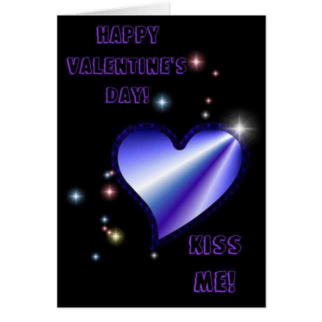 Regenbogen-Herz mit Sternchen auf schwarz (Vorne)