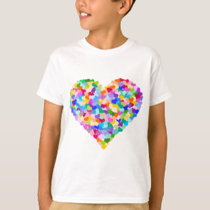 Regenbogen-HerzConfetti T-Shirt
