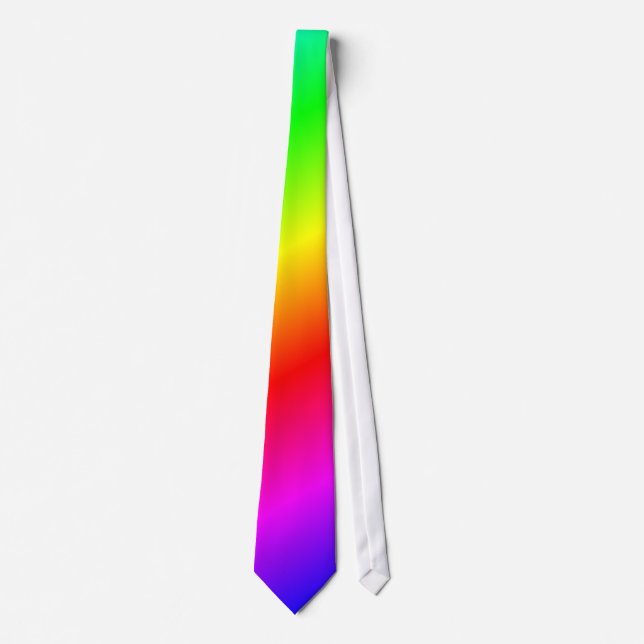 Regenbogen-Hintergrund Krawatte (Vorderseite)