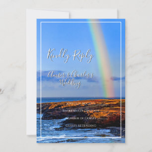 Regenbogen, Hoffnung und Glück, Hochzeit, UAWG Einladung