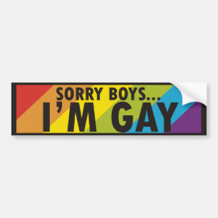 Regenbogen-Homosexuell-Slogan Autoaufkleber