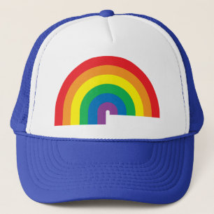 Regenbogen-Hut Truckerkappe