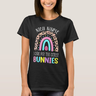 Regenbogen Ich kümmere mich um die süßesten Kaninc T-Shirt