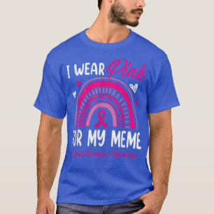 Regenbogen Ich trage Rosa für meine weibliche Brus T-Shirt