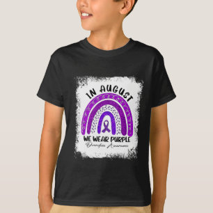 Regenbogen im August Wir tragen Lila Überdosierung T-Shirt