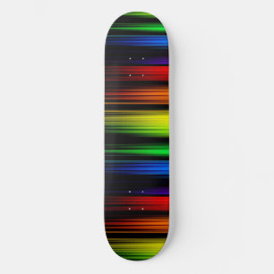 Regenbogen im Dunkeln Skateboard
