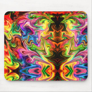 Regenbogen im Fraktal-Chaos Mousepad